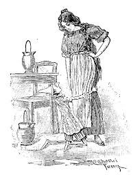 La Fata Turchina con Pinocchio in un'illustrazione originale del libro